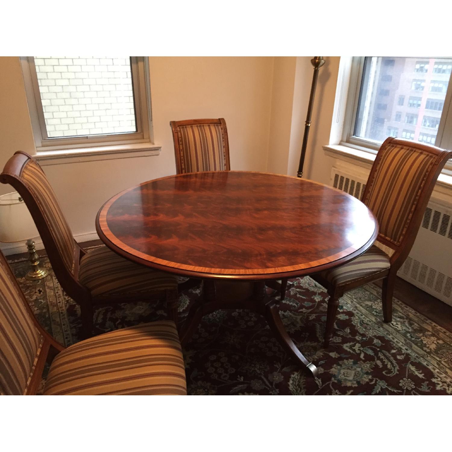 Ethan Allen Hansen Dining Table w/ 4 Chairs - image-1