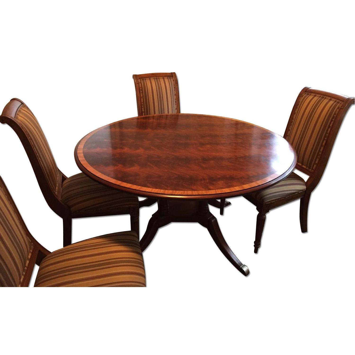 Ethan Allen Hansen Dining Table w/ 4 Chairs AptDeco