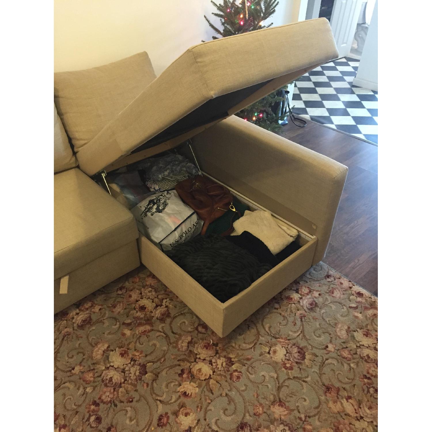 Ikea Sofa Bed with Storage - image-5