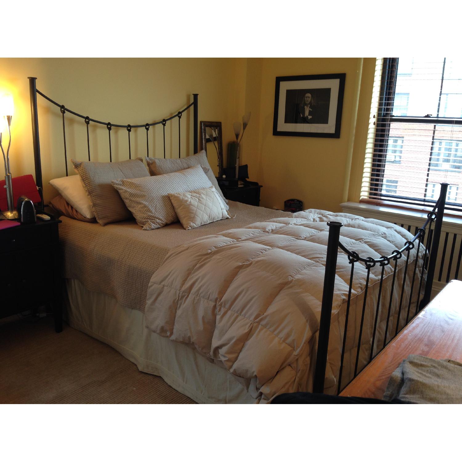 Wrought Iron Queen Bed Frame - image-1