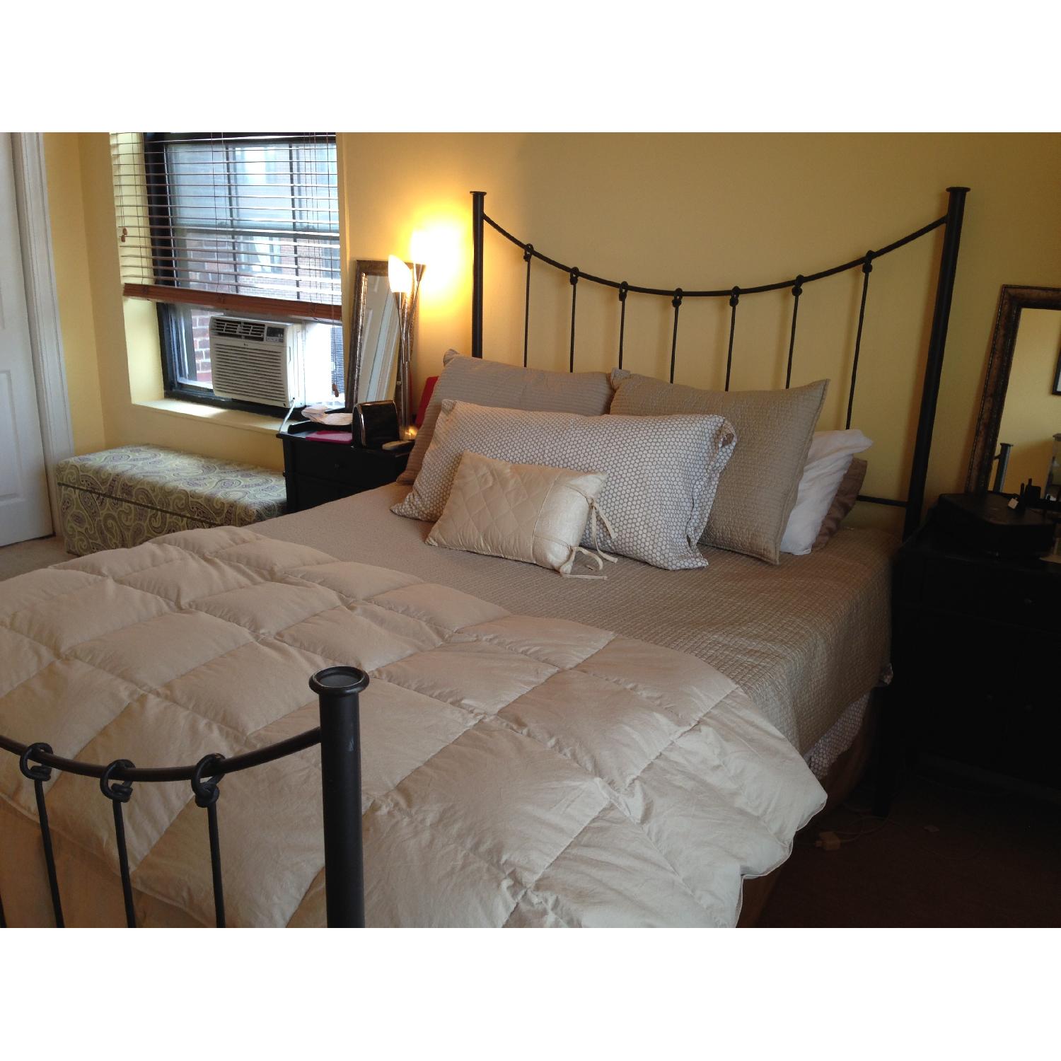 Wrought Iron Queen Bed Frame - image-2