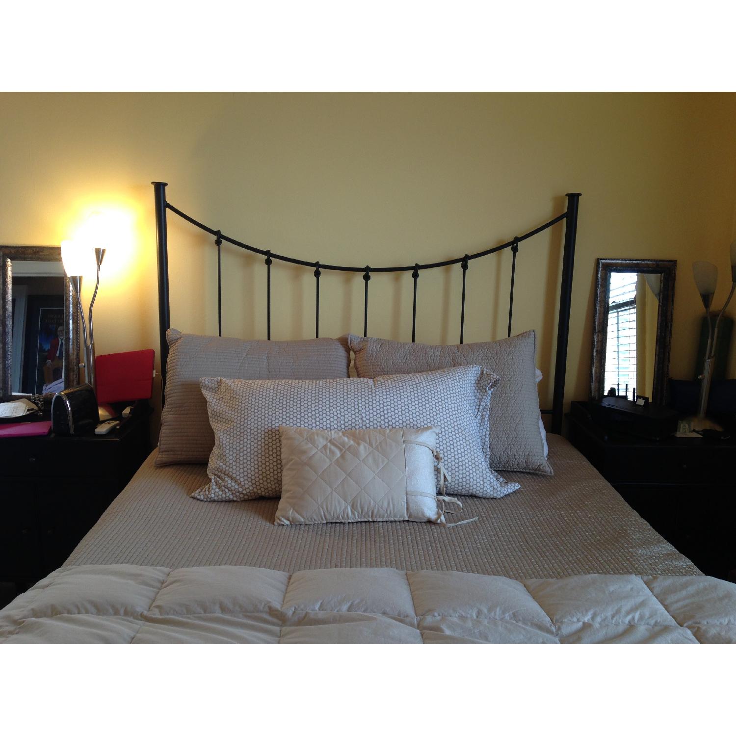 Wrought Iron Queen Bed Frame - image-3