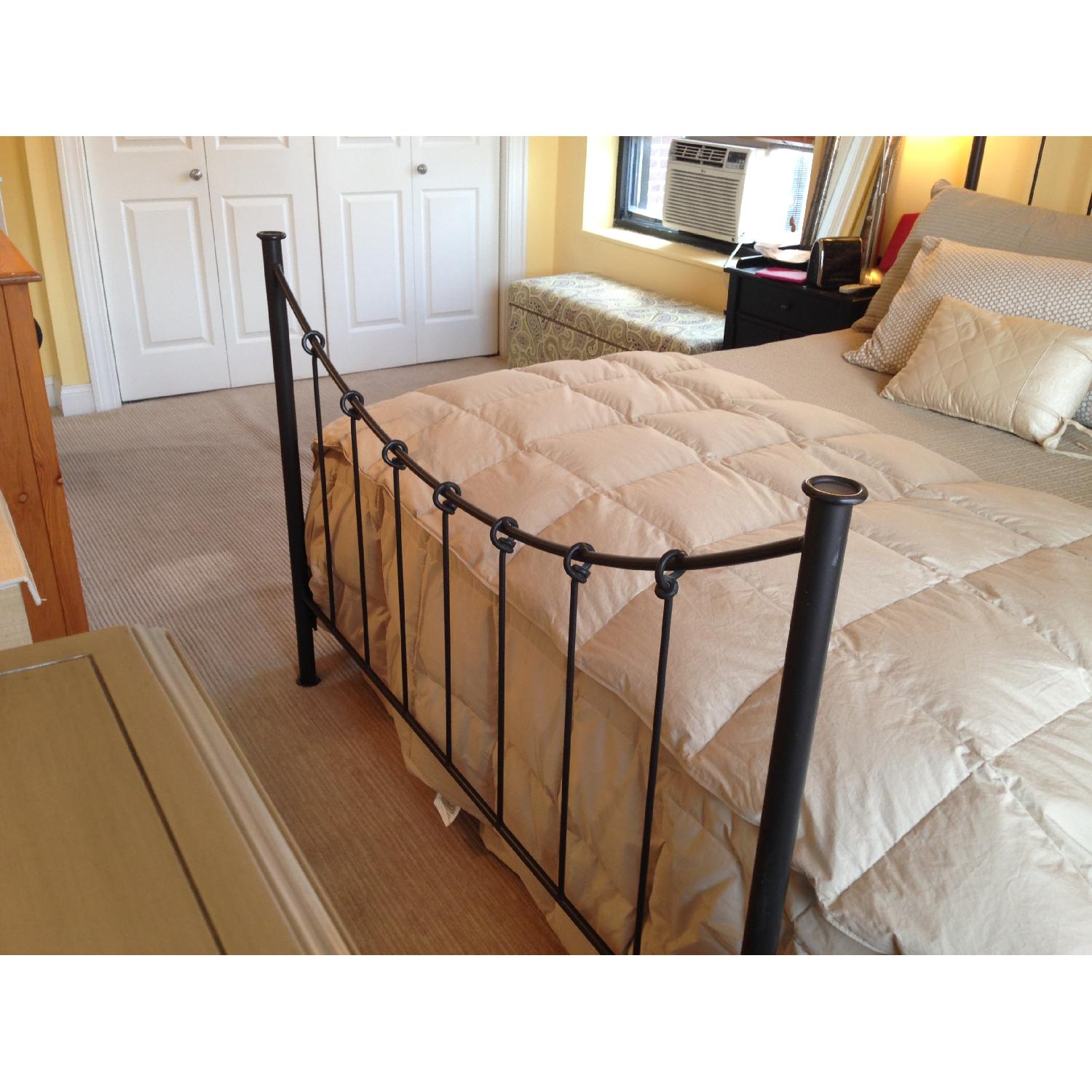 Wrought Iron Queen Bed Frame - image-4