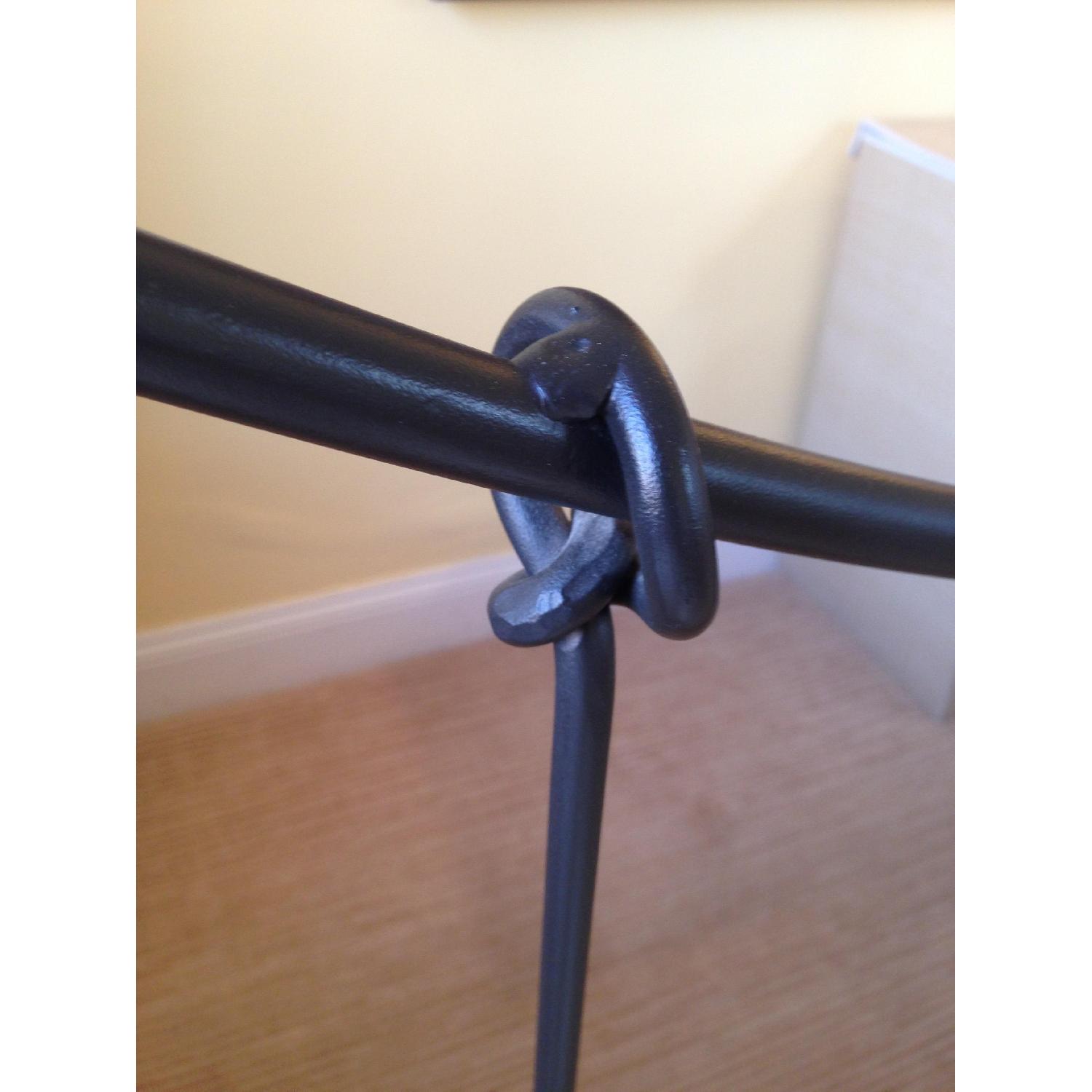 Wrought Iron Queen Bed Frame - image-6