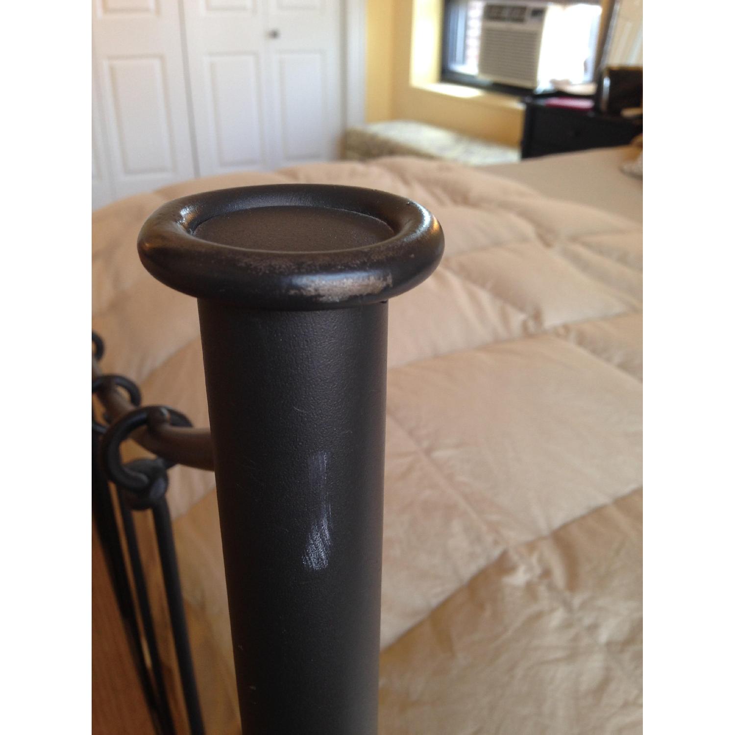 Wrought Iron Queen Bed Frame - image-7