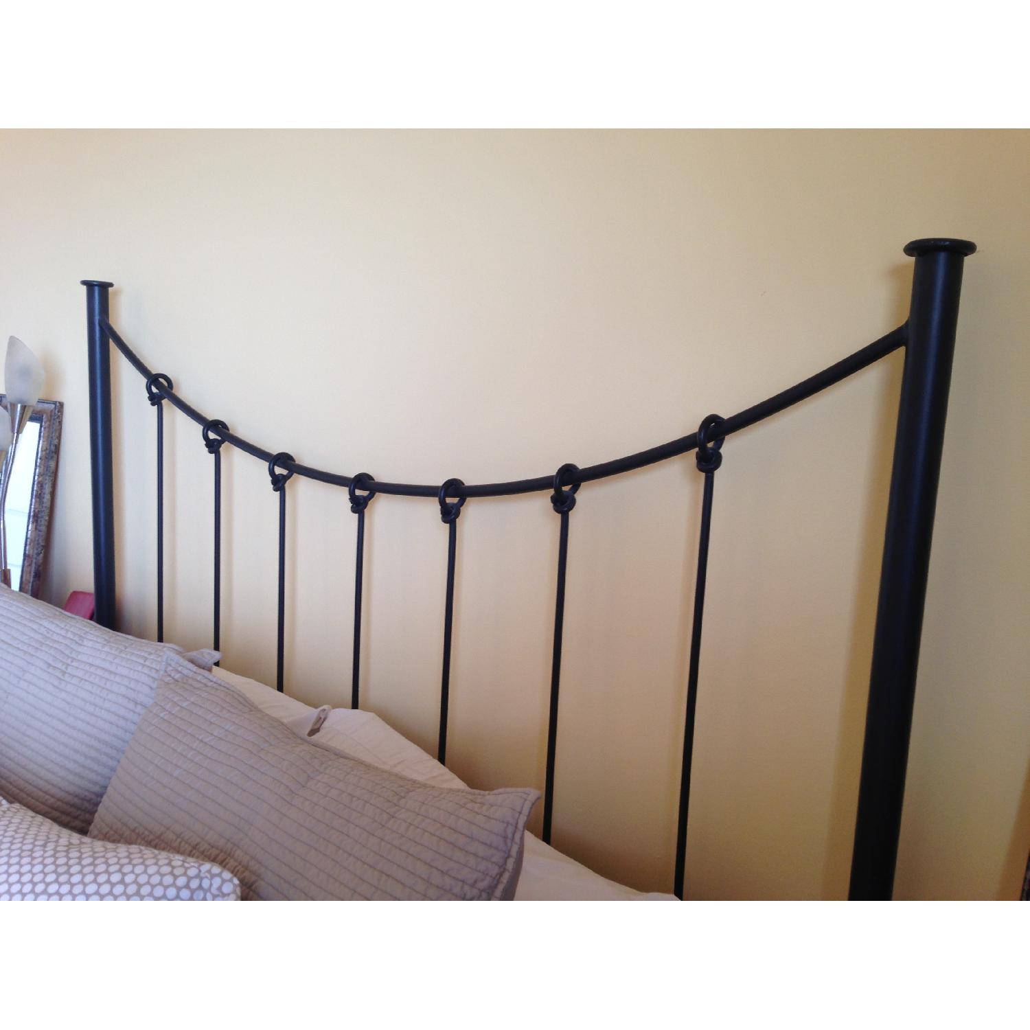 Wrought Iron Queen Bed Frame - image-8