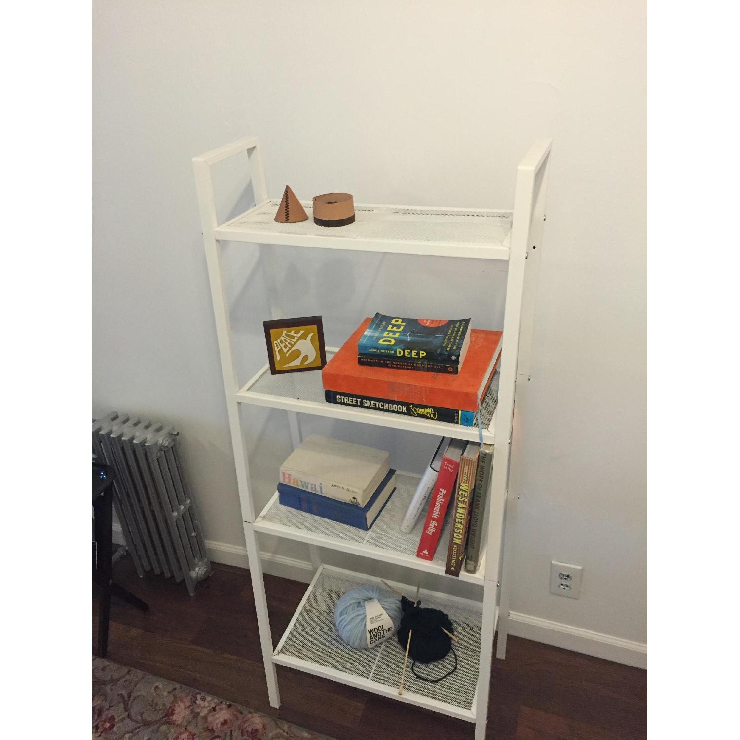 Ikea Wire Frame and Mesh Shelf Unit AptDeco
