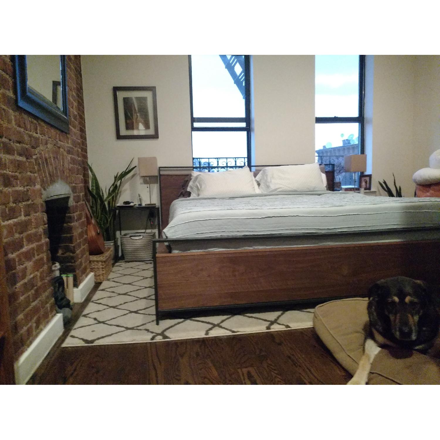 Crate & Barrel Bowery Storage bed - image-1