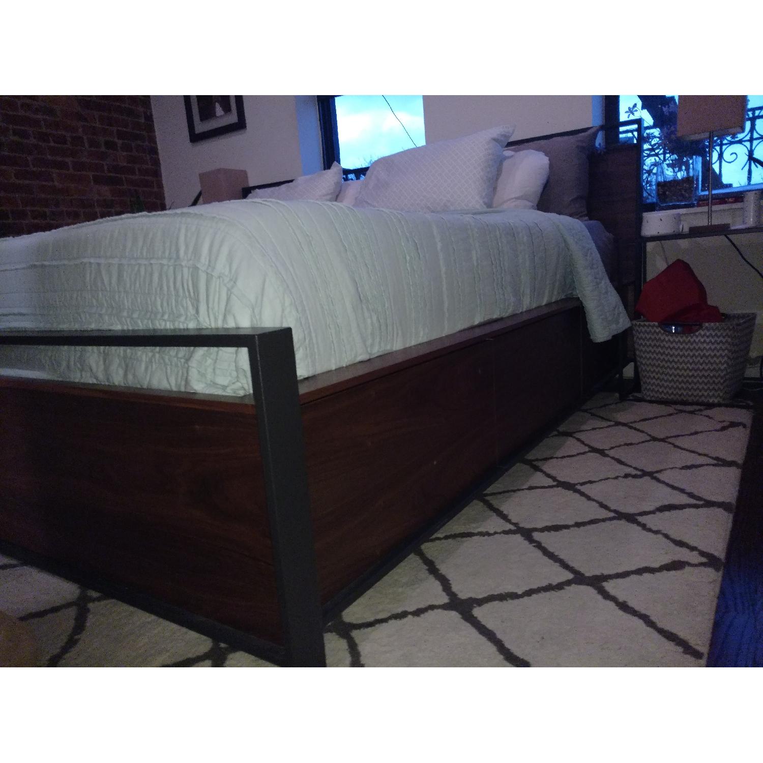 Crate & Barrel Bowery Storage bed - image-2