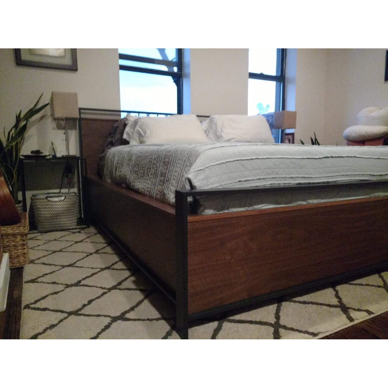 Crate & Barrel Bowery Storage bed - image-3