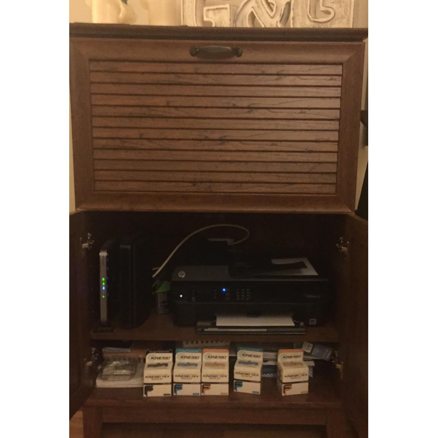 Sauder SmartCenter Milled Cherry Cabinet - image-2