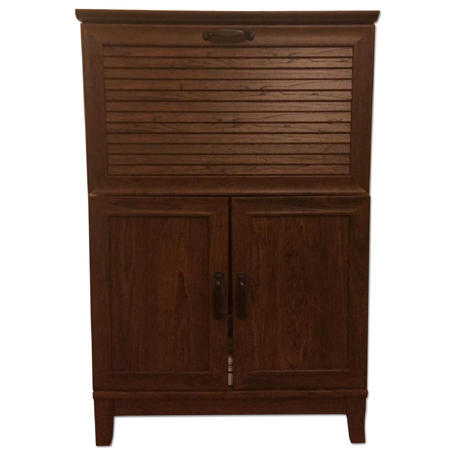 Sauder SmartCenter Milled Cherry Cabinet - image-0