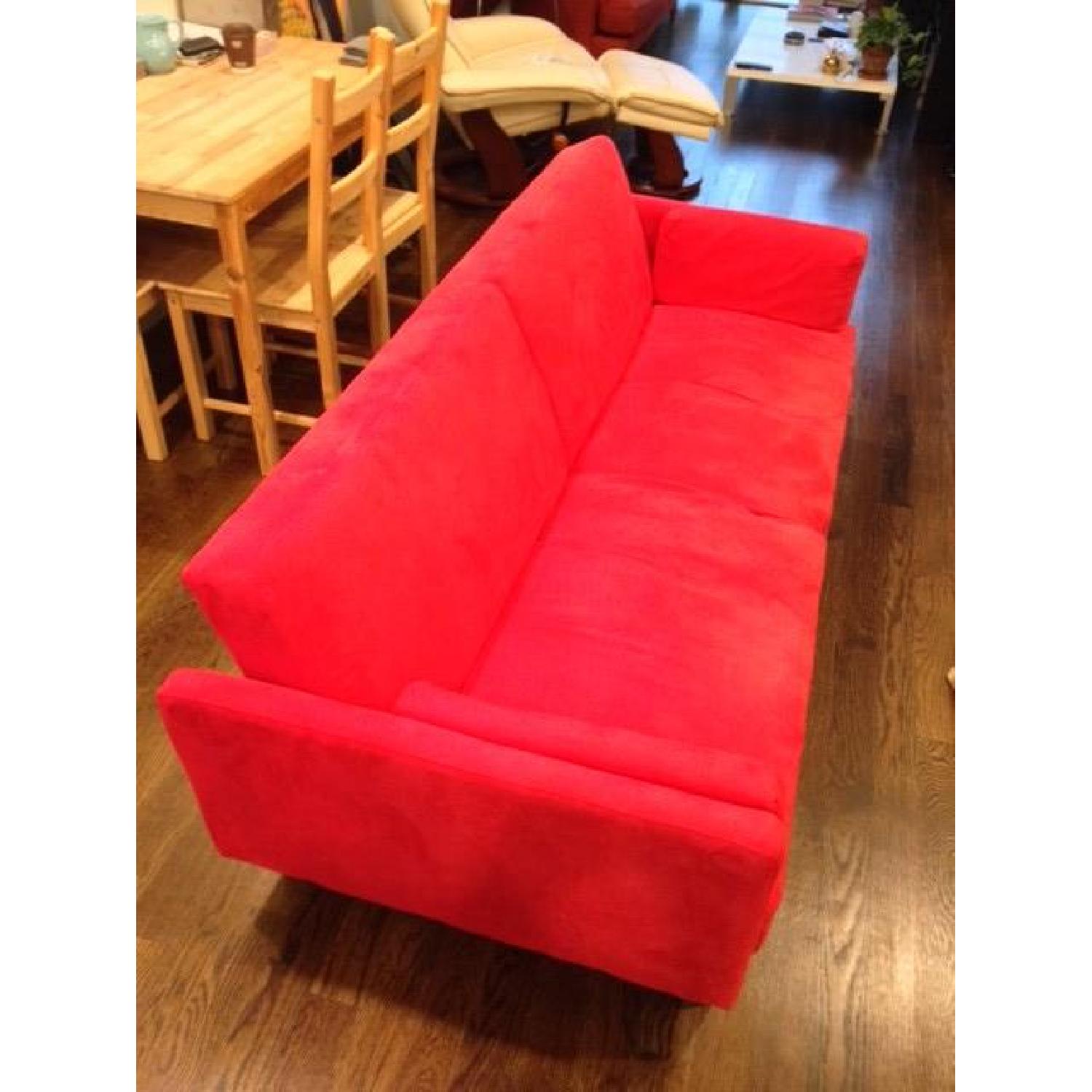 Red Futon Sofa Bed - image-3