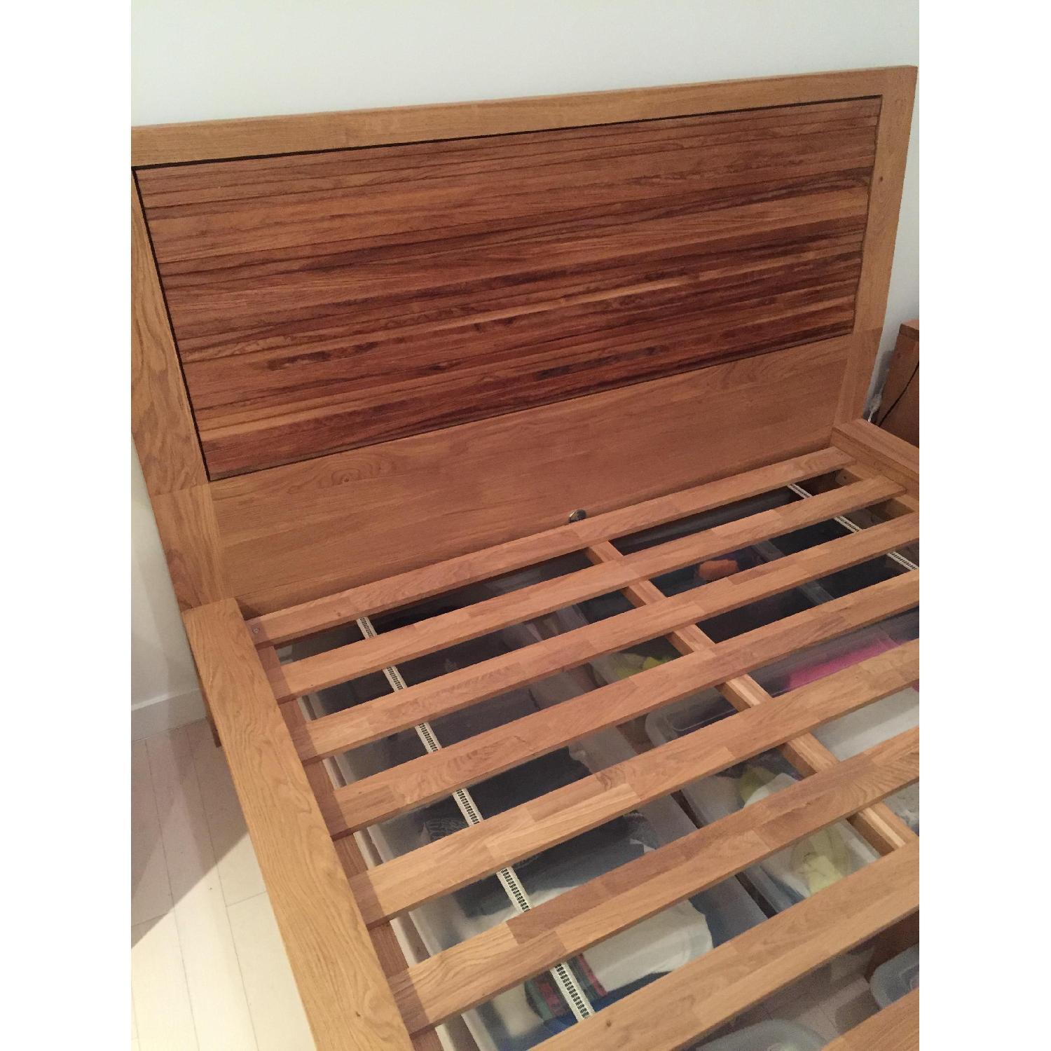 Crate & Barrel Sierra Queen Size Bed Frame - image-2