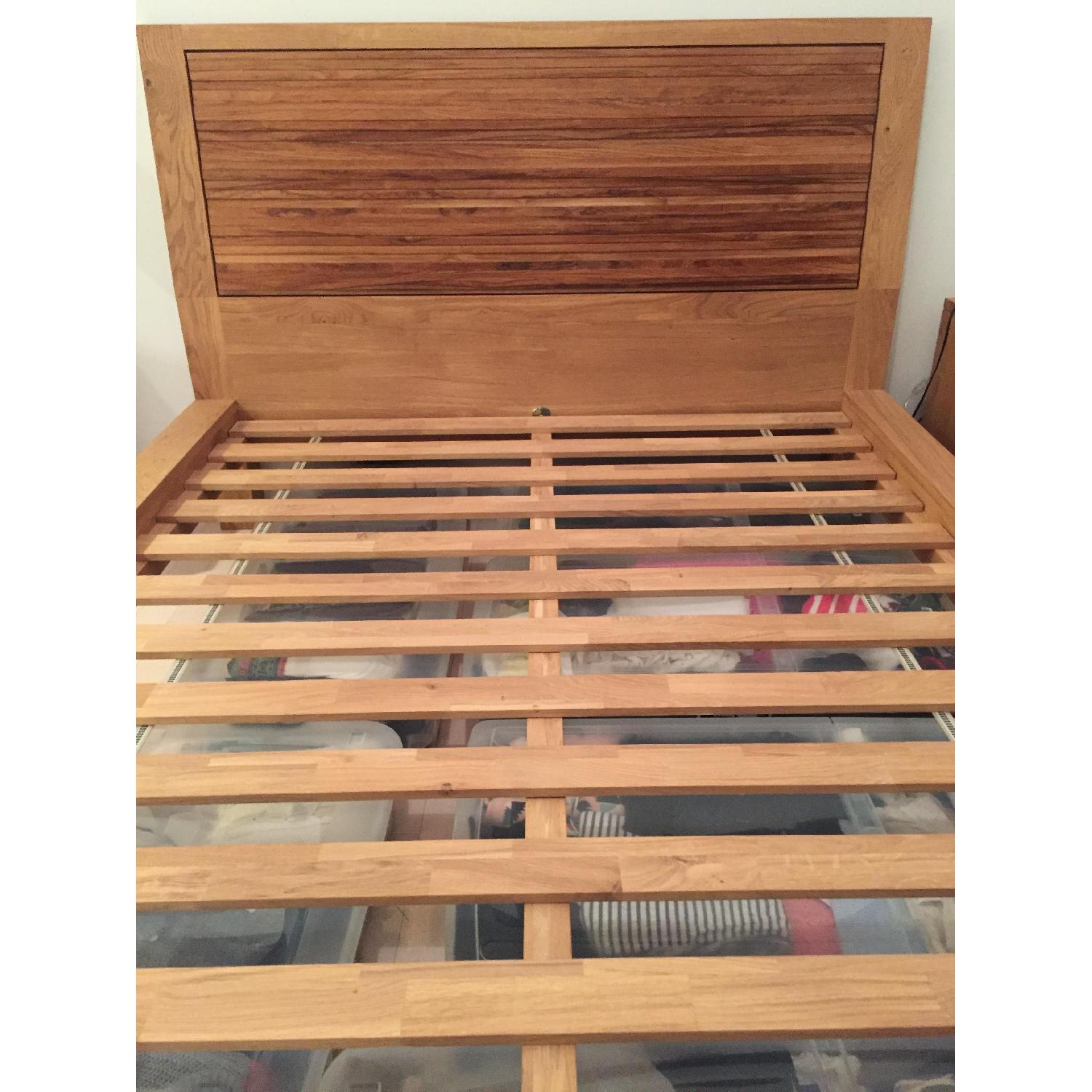 Crate & Barrel Sierra Queen Size Bed Frame - image-3