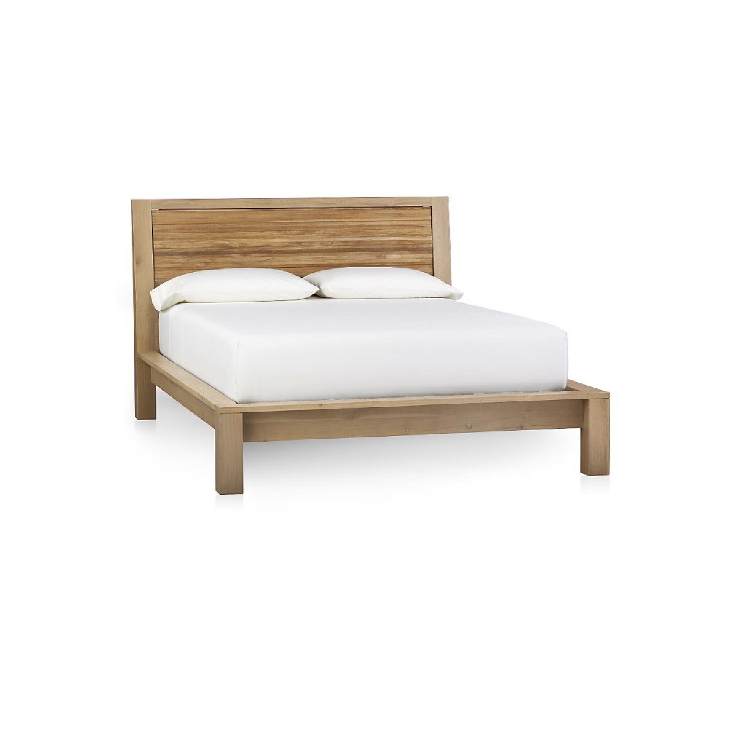 Crate & Barrel Sierra Queen Size Bed Frame - image-4