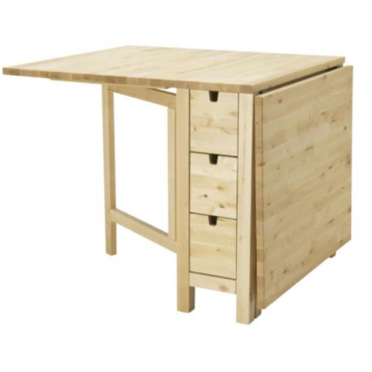 Ikea Norden Gateleg Table in Birch - image-1