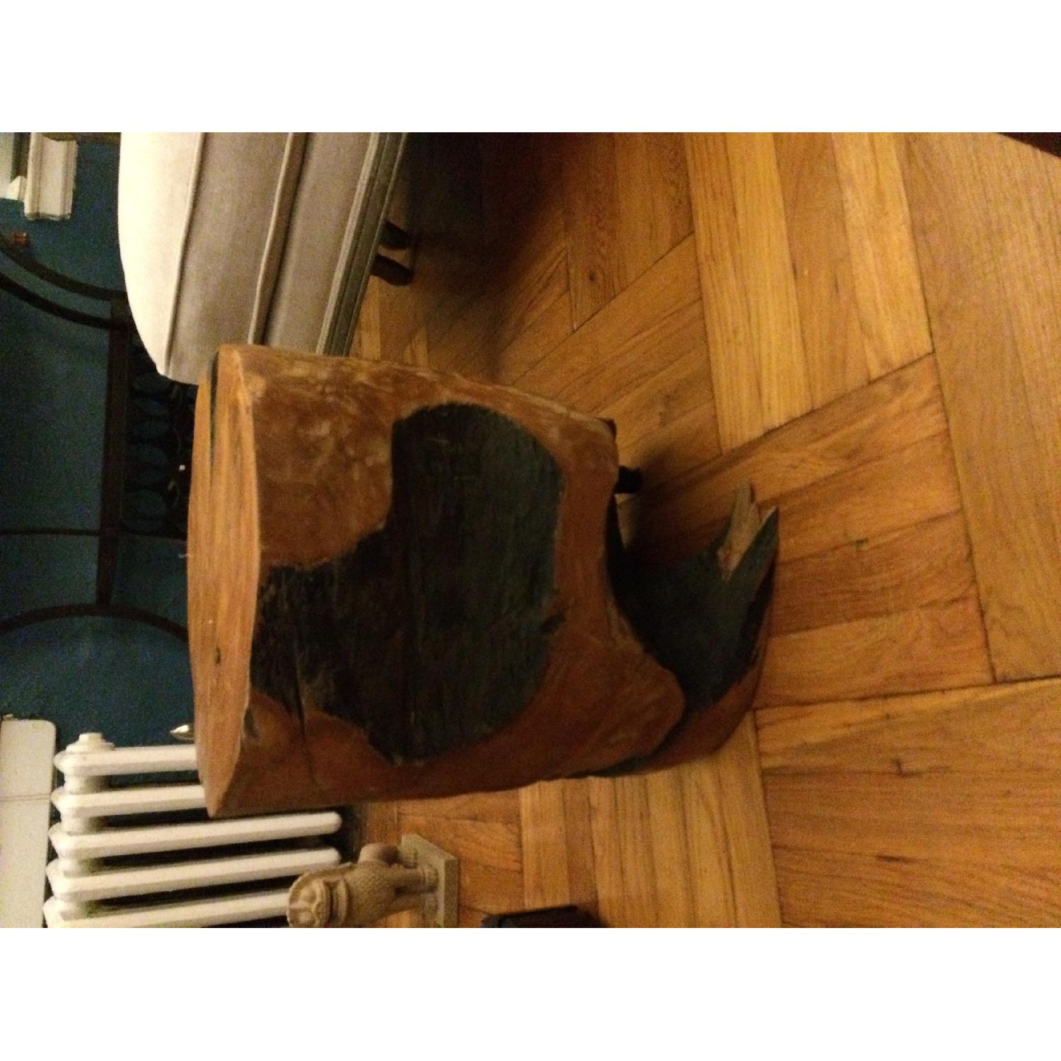 Rustic Wood Stools - Pair - image-2