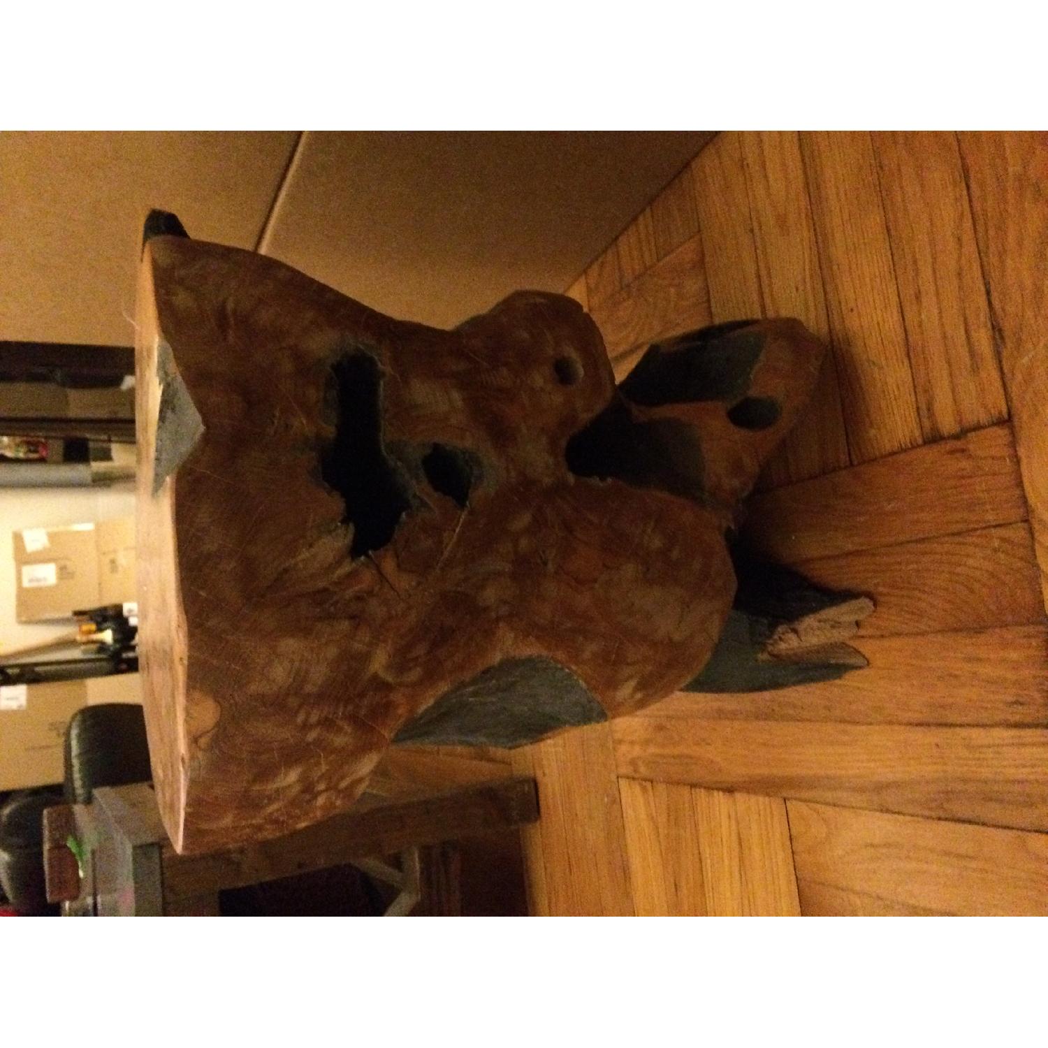 Rustic Wood Stools - Pair - image-3