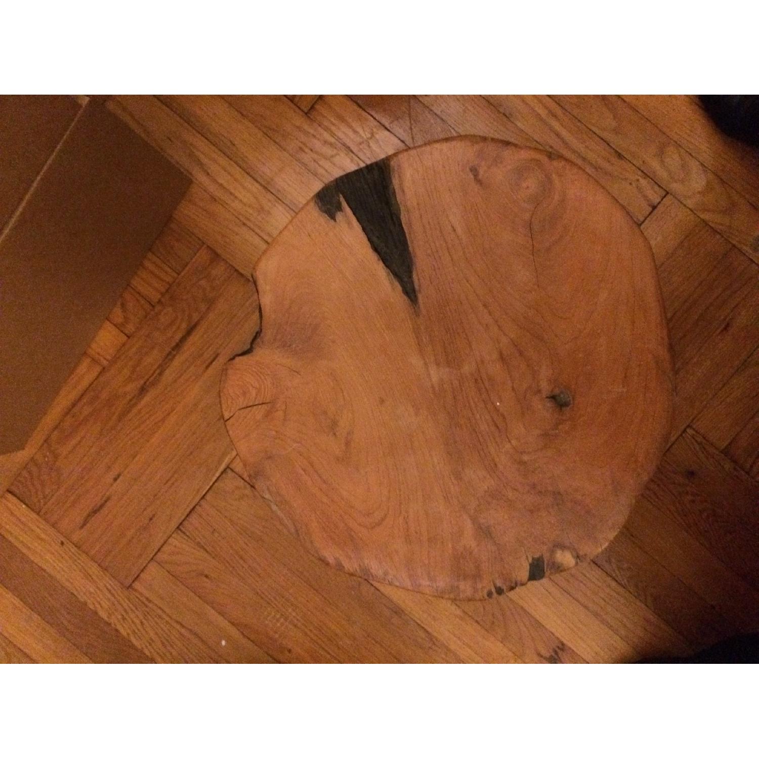 Rustic Wood Stools - Pair - image-4