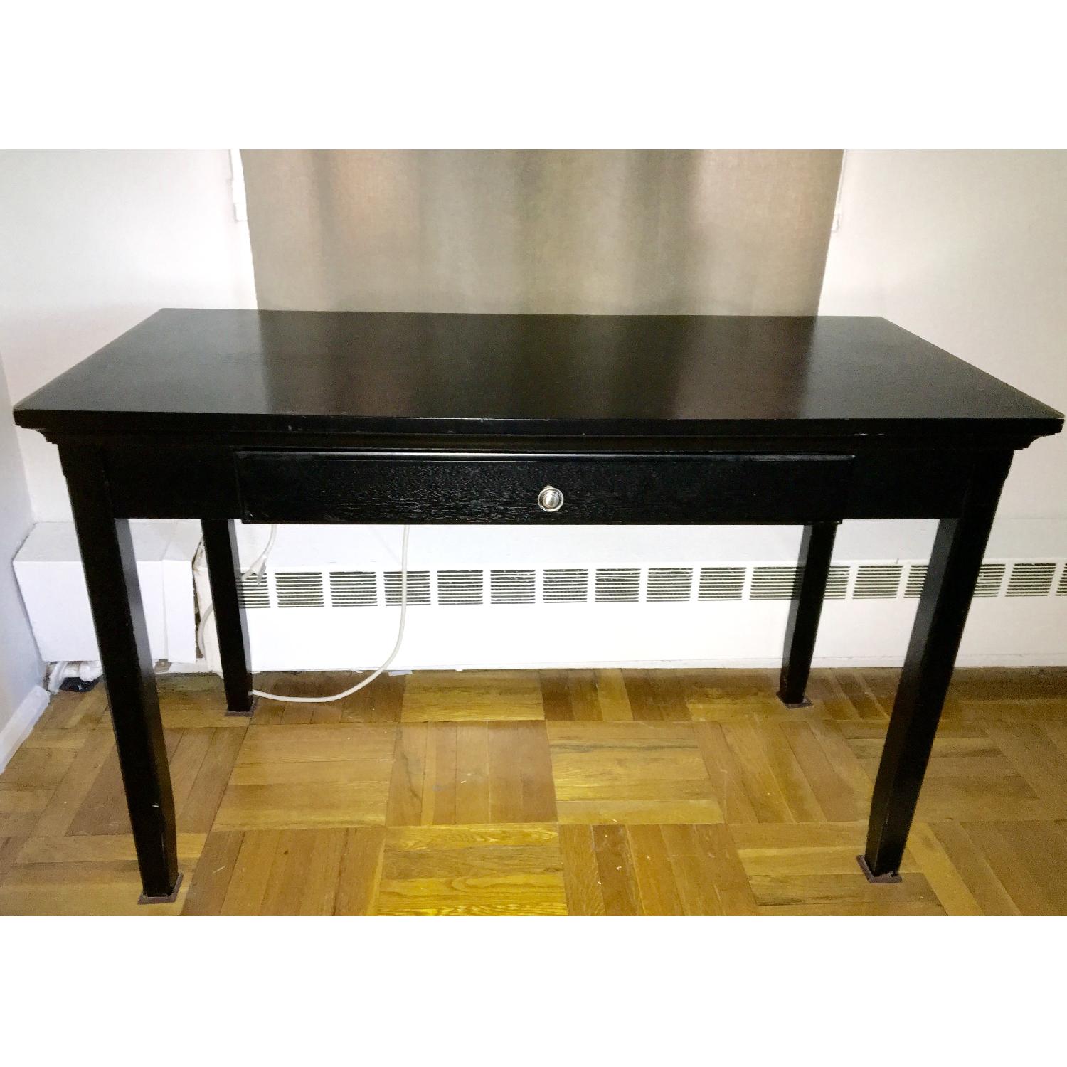 Target Threshold Black Desk w/ Drawer/Keyboard Tray AptDeco