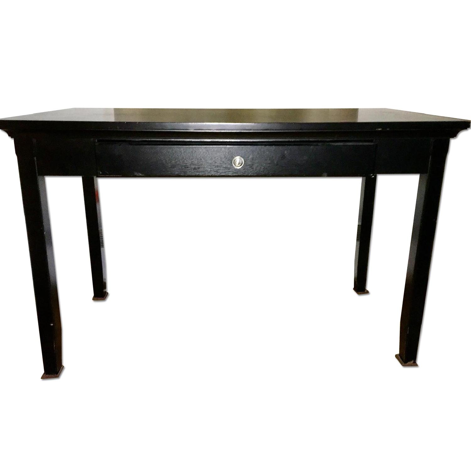 Target Threshold Black Desk w/ Drawer/Keyboard Tray AptDeco
