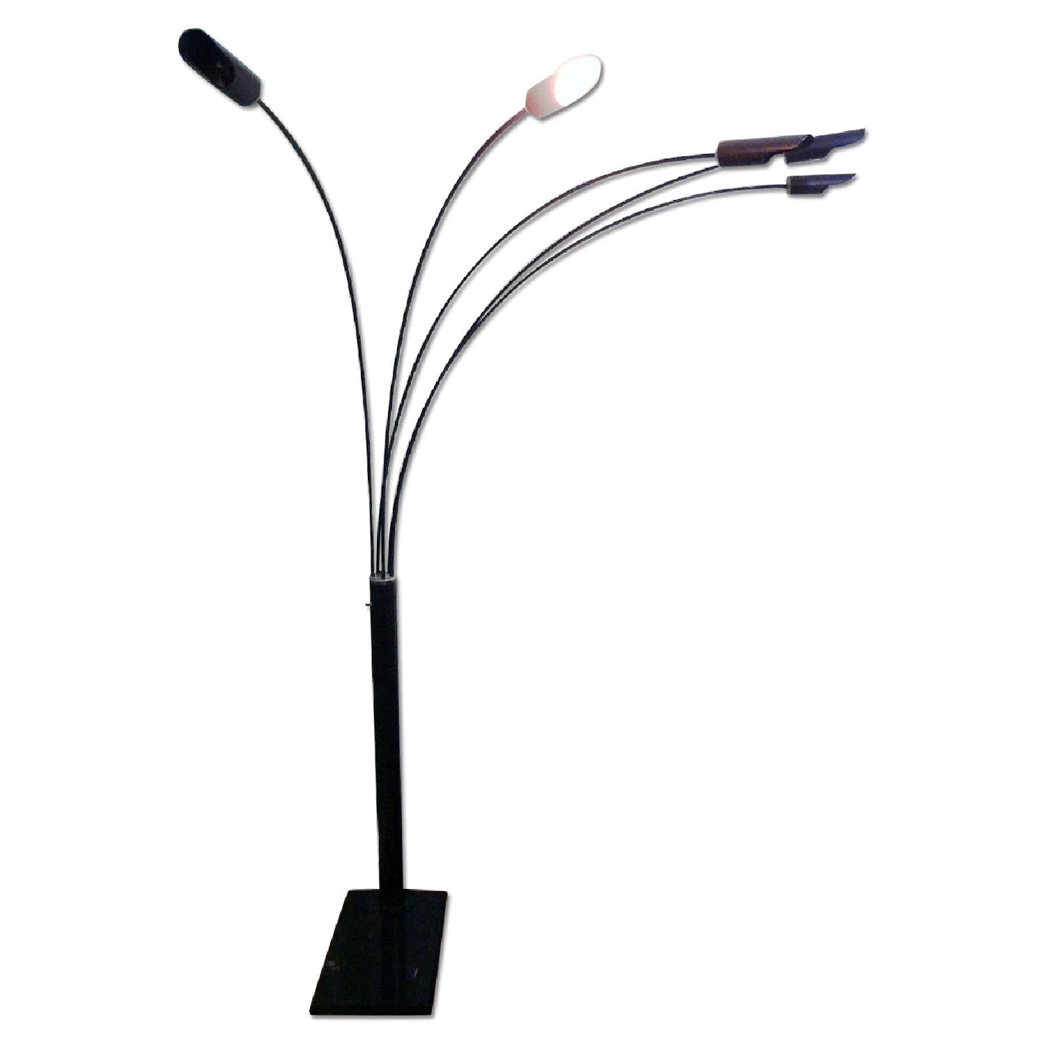 Five Lights Arch Lamp with Marble Base - image-0