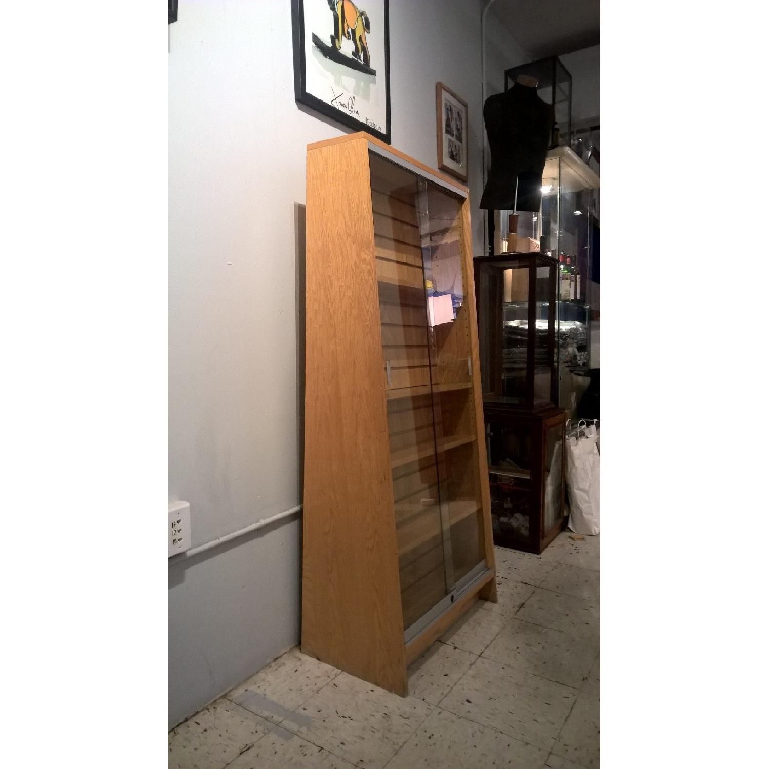 Display Case w/ Glass Sliding Doors. - image-2
