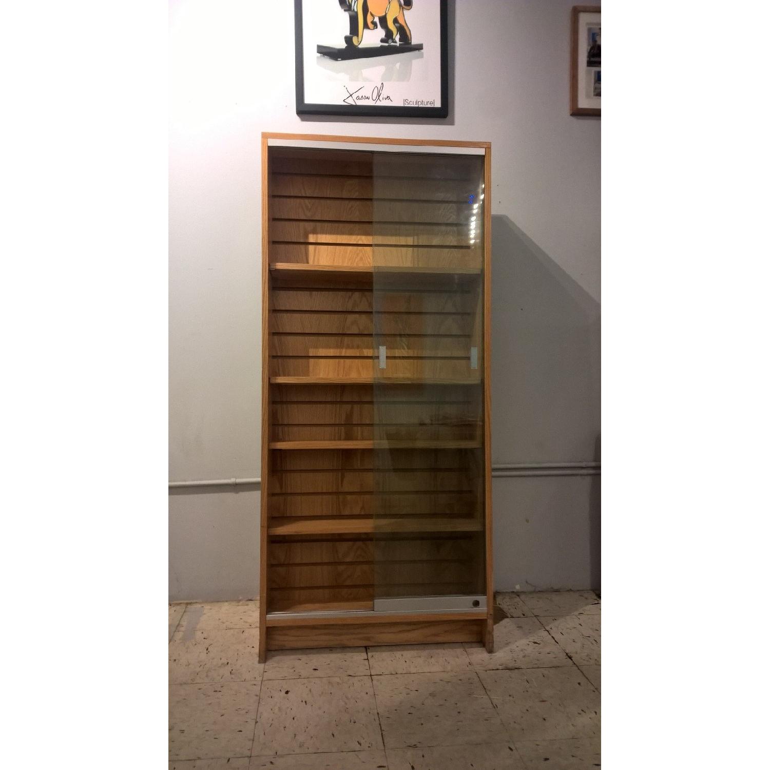 Display Case w/ Glass Sliding Doors. - image-3