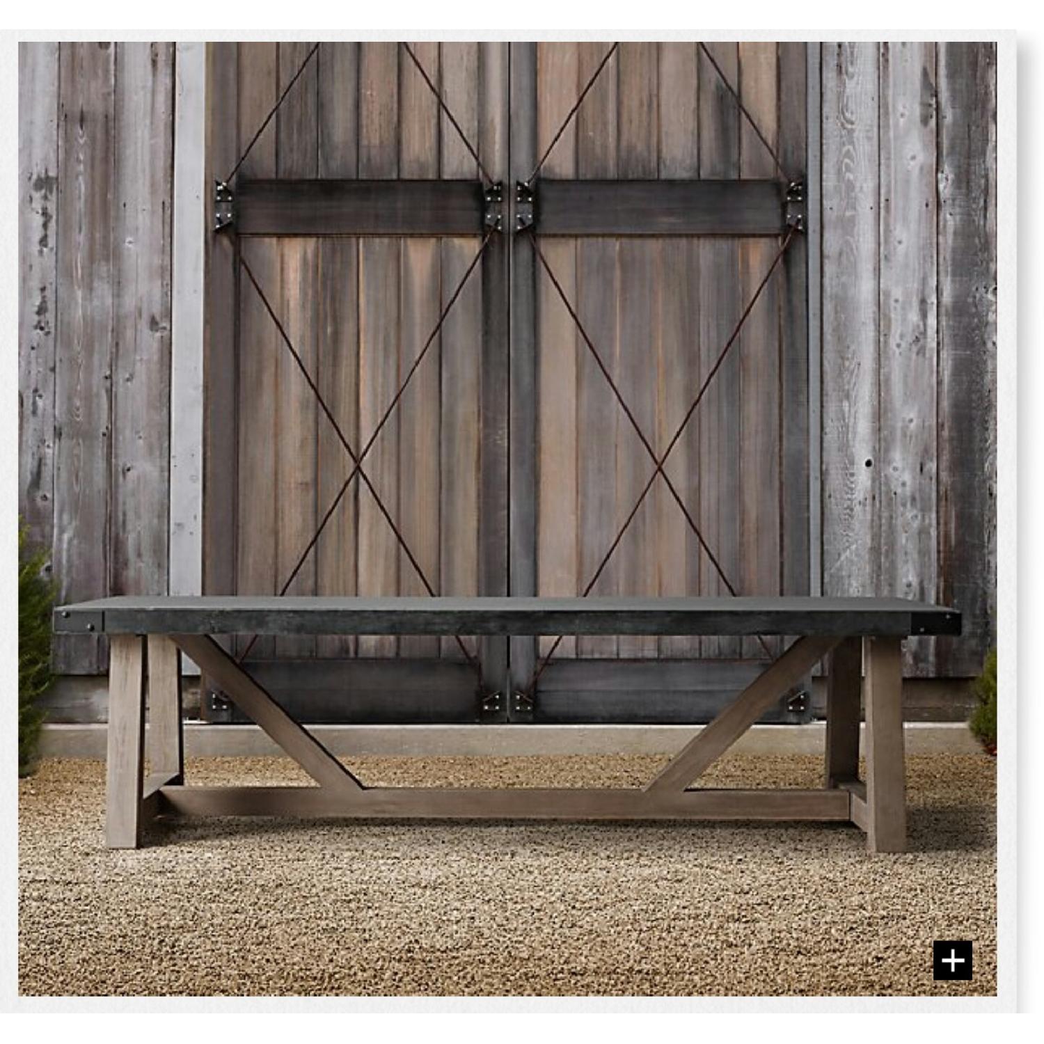 Restoration Hardware Concrete Dining Table - image-2