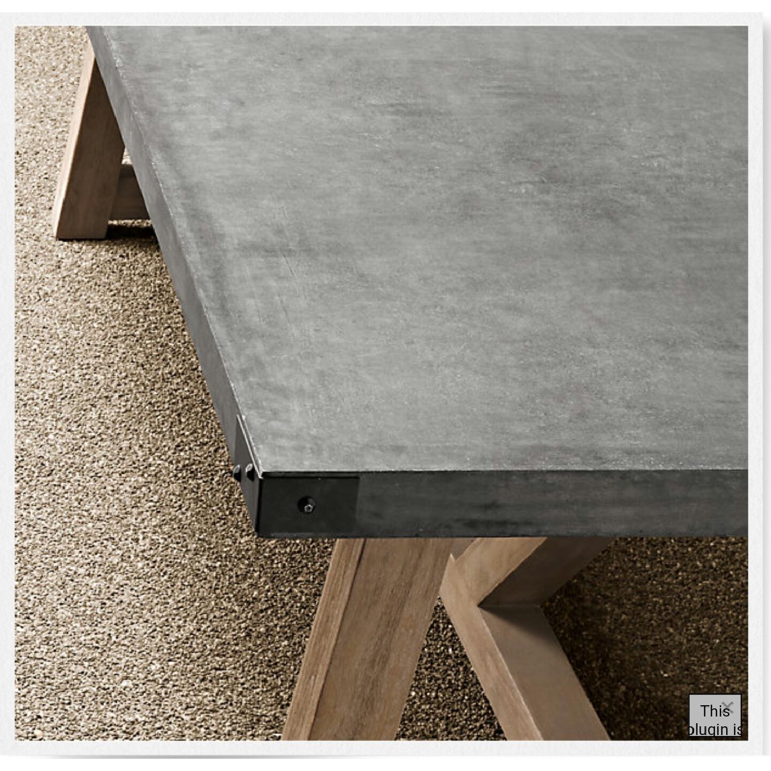 Restoration Hardware Concrete Dining Table - image-3