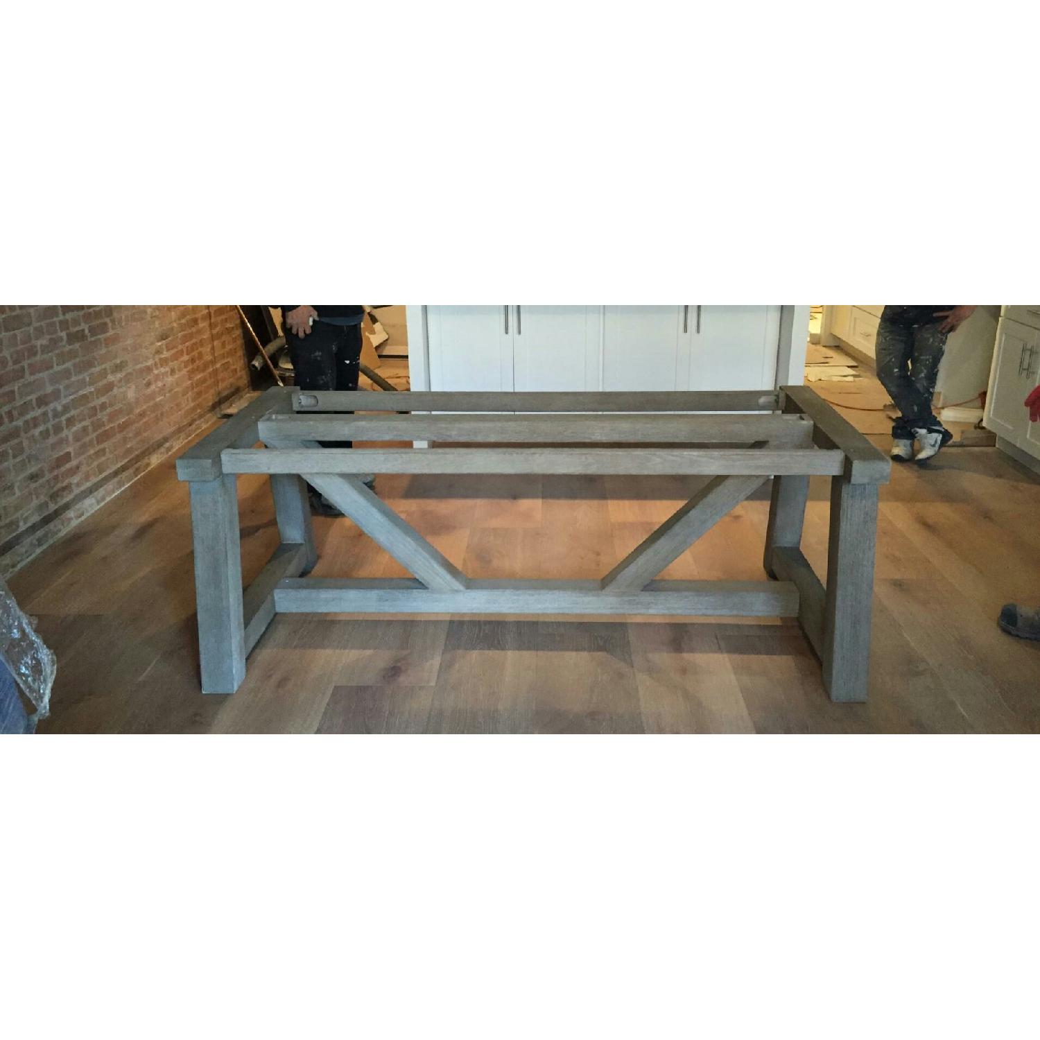 Restoration Hardware Concrete Dining Table - image-4