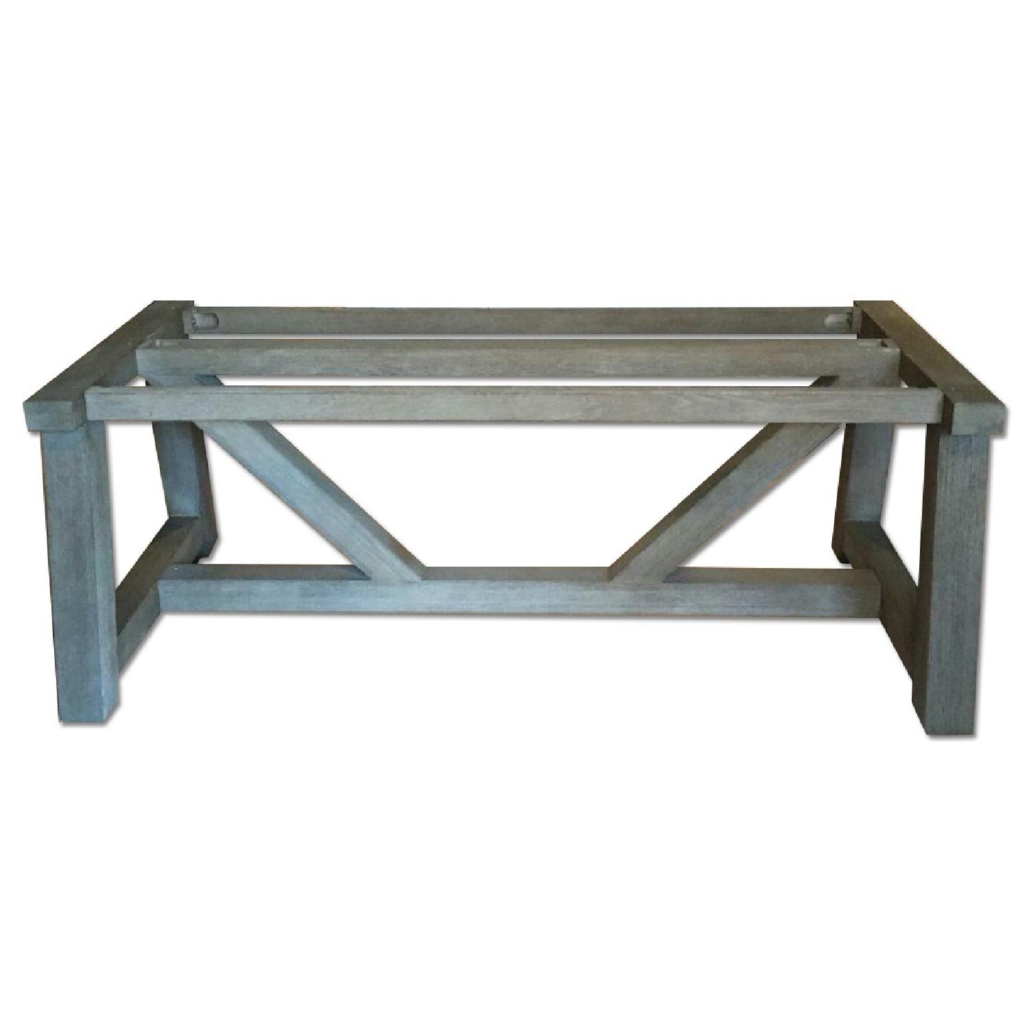 Restoration Hardware Concrete Dining Table AptDeco