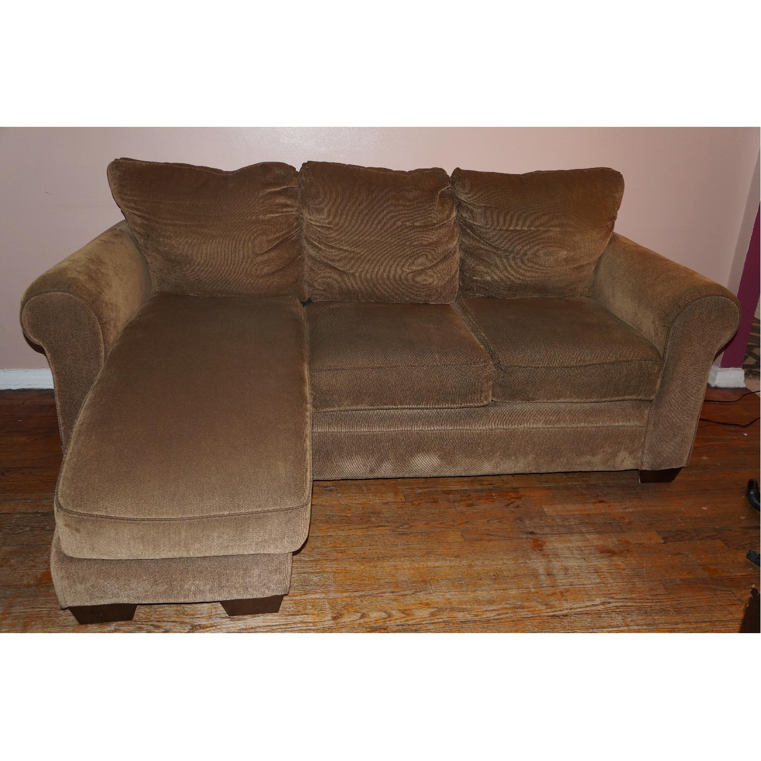 Loveseat w/ Chaise Lounge - image-1