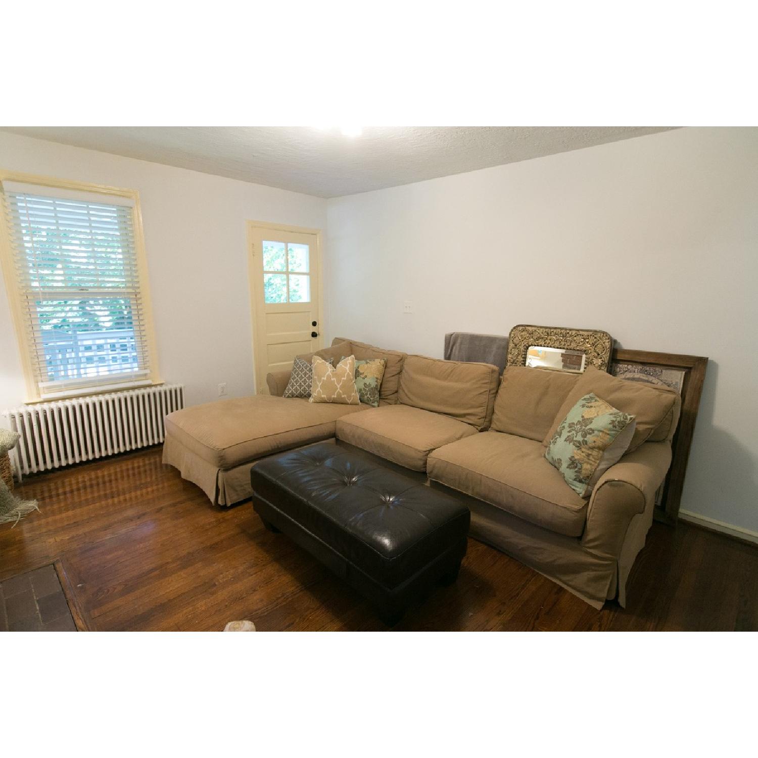 Restoration Hardware Sectional Sofa w/ Chaise - image-1