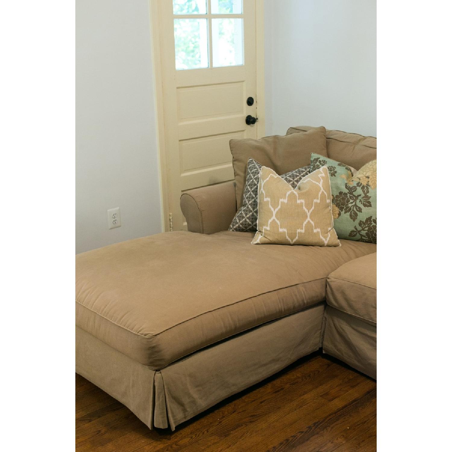 Restoration Hardware Sectional Sofa w/ Chaise - image-2