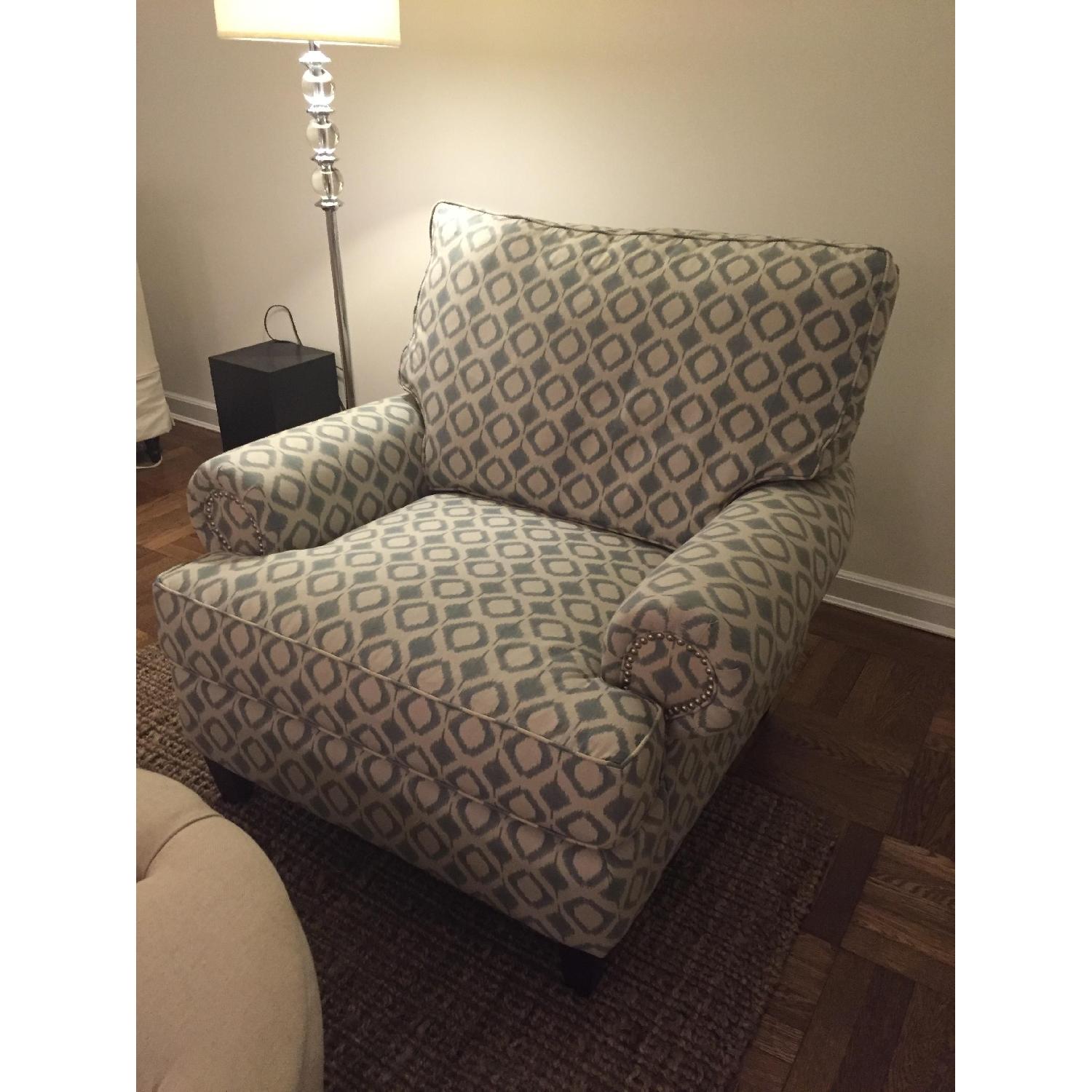 Madison Furniture Barn Ikat Upholstered Armchairs - 2 Available - image-2