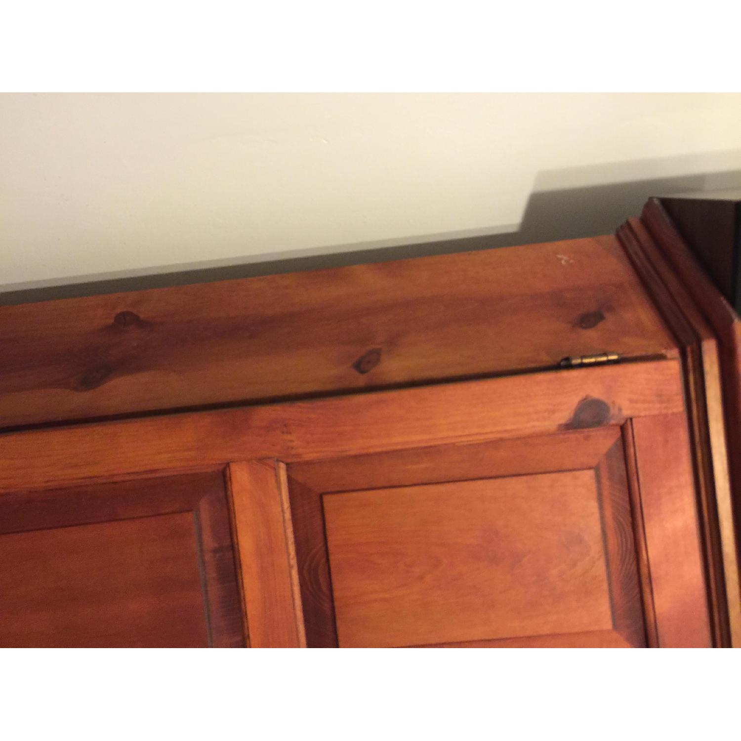 Cherry Wood Custom Corner TV/Media Center - image-6