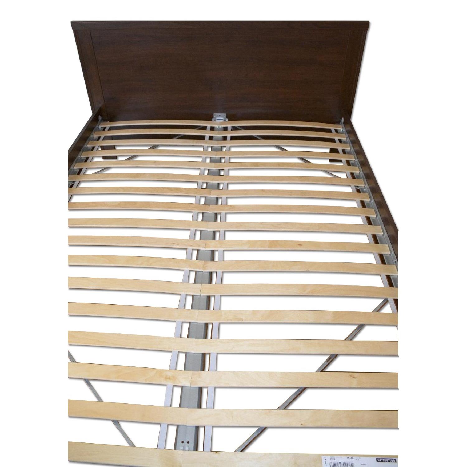 Ikea Brusali Queen Size Bed Frame AptDeco