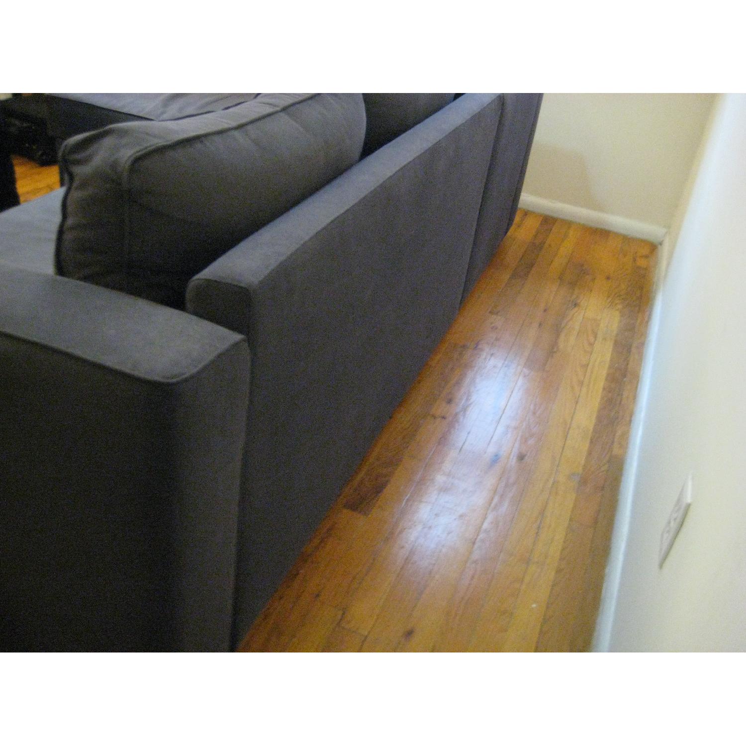 Ikea Blue Sleeper Sofa - image-4