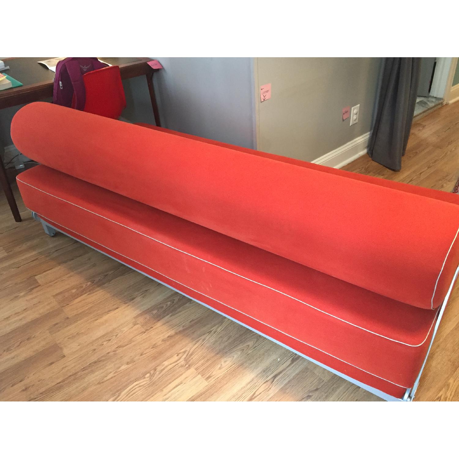 Design Within Reach Twilight Sleeper Sofa inDark Orange - image-1