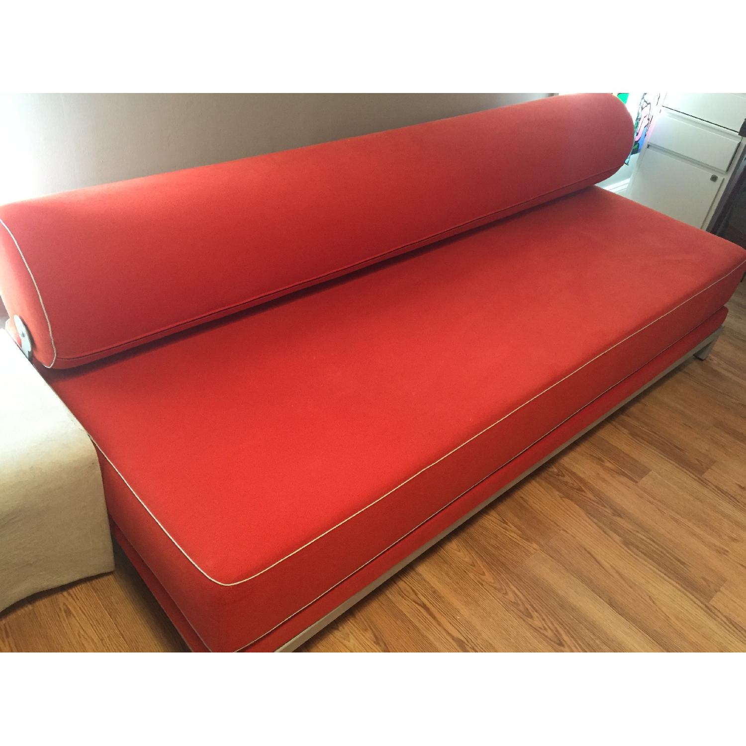 Design Within Reach Twilight Sleeper Sofa inDark Orange - image-2