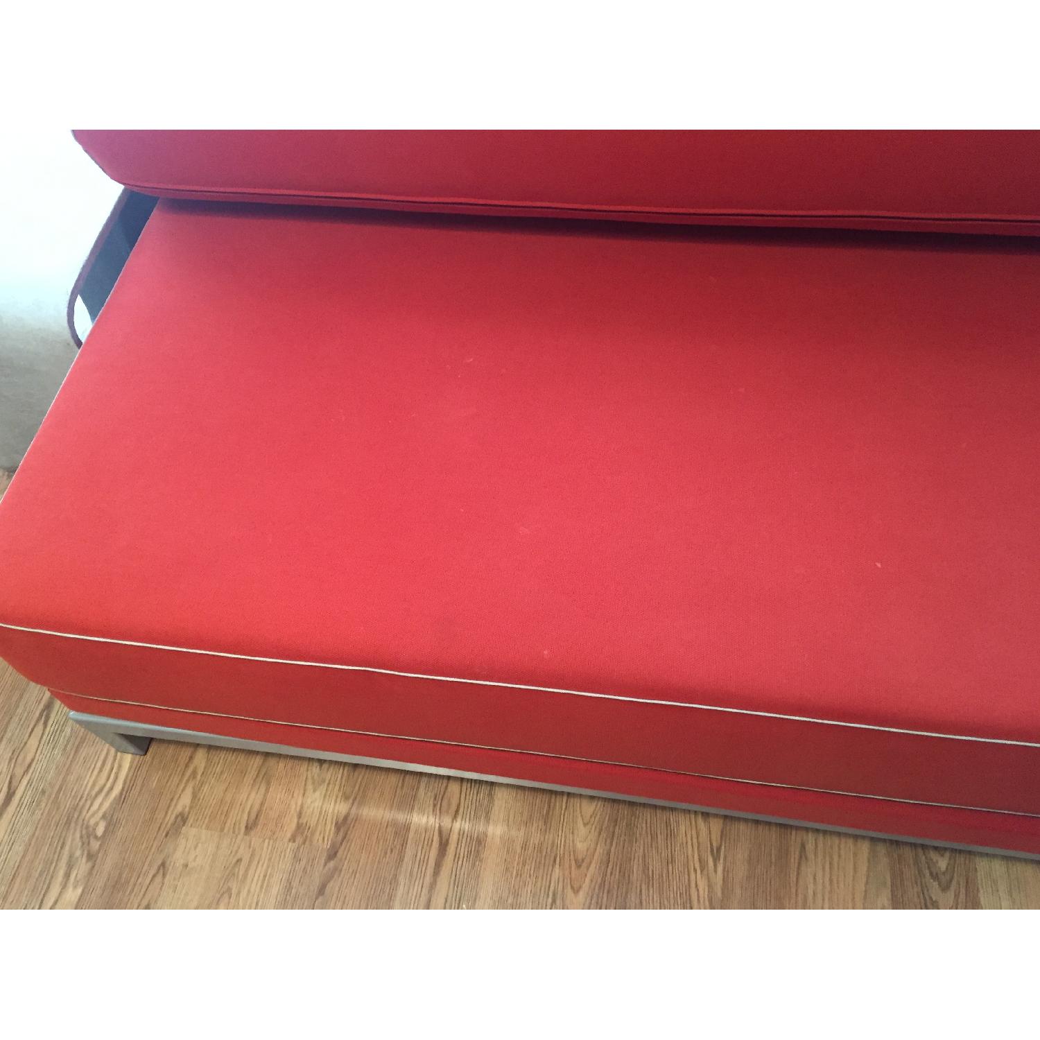 Design Within Reach Twilight Sleeper Sofa inDark Orange - image-4