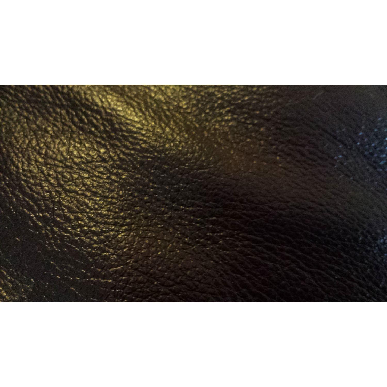 Leather Club Chair w/ Ottoman - image-6