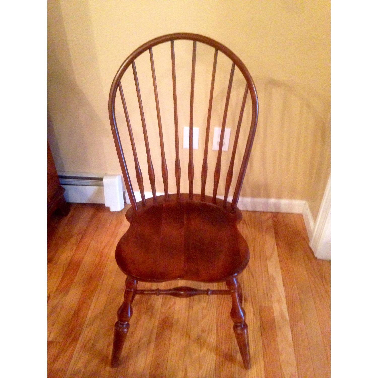 Nichols & Stone Dining Table w/ 8 Chairs + Hutch - image-4