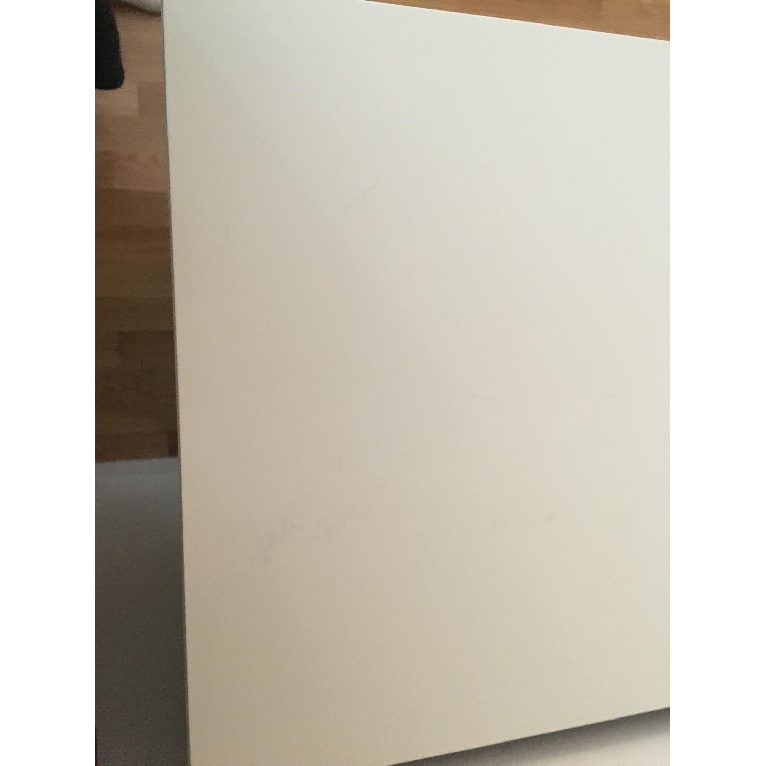 Ikea White Dresser w/ Hand Painted Gold Knobs - image-7