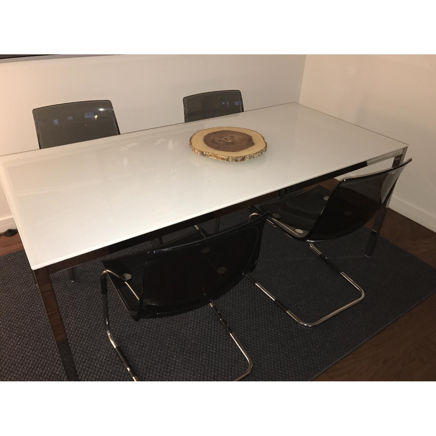 Ikea Torsby Glass Top Dining Table - image-1