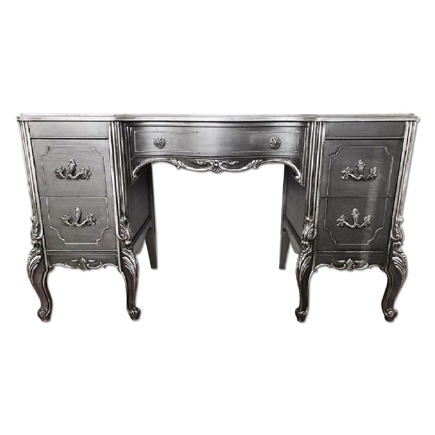 Louis XV French Makeup Vanity Desk - image-0