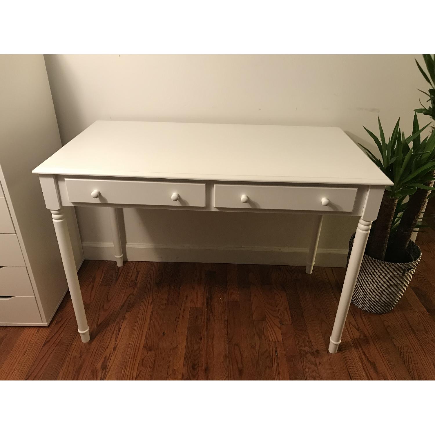 Andover Mills Pinckneyville White Wood Desk - image-1