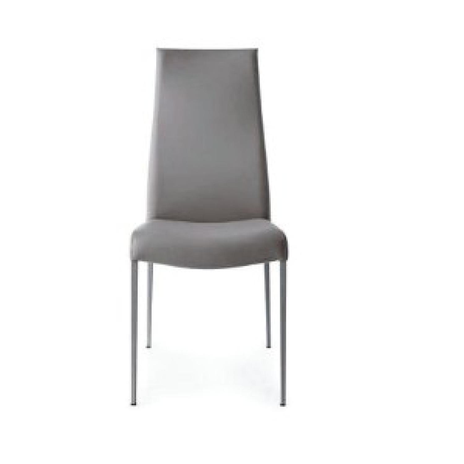 Calligaris Nisida Dining Chair in Grey Synthetic AptDeco